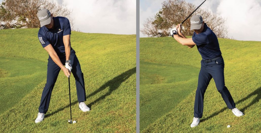 Golf instruction: Cope with the slope