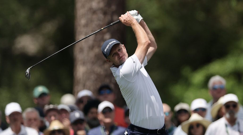 Justin Rose 11 Apr 2025 Michael Reaves Getty Images