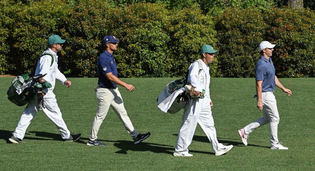 Rory McIlroy Bryson DeChambeau 13 Apr 2025 Ben Jared Getty Images