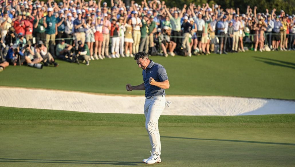 Rory McIlroy wins 13 Apr 2025 Ben Jared Getty Images