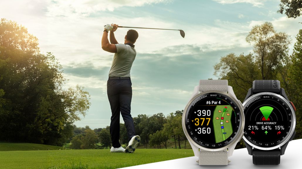 Get on Course and Stay Ahead: Garmin’s Sleek Approach S44 and S50 GPS Golf Smart Watches Deliver Data, Distance and Drive