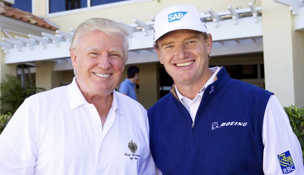 Donald Trump Ernie Els
