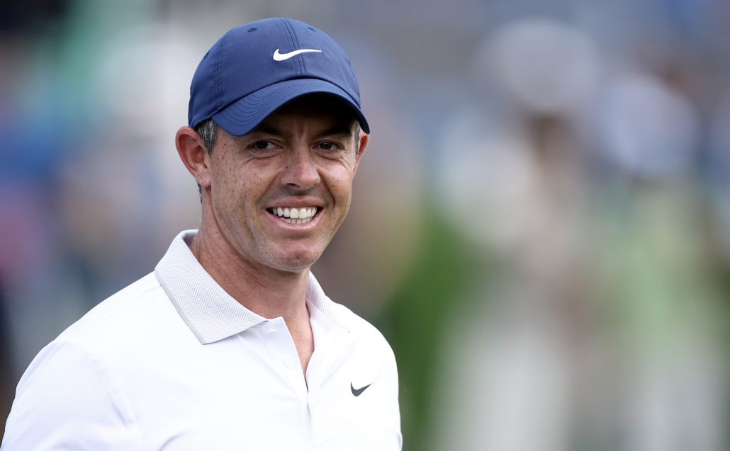 Rory McIlroy smiles 13 May 2025 Jared C Tilton Getty Images