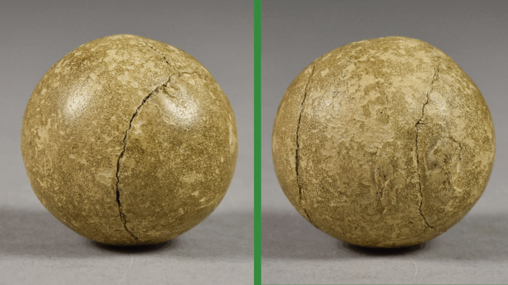 Golf historian uncovers 175-year-old feather ball