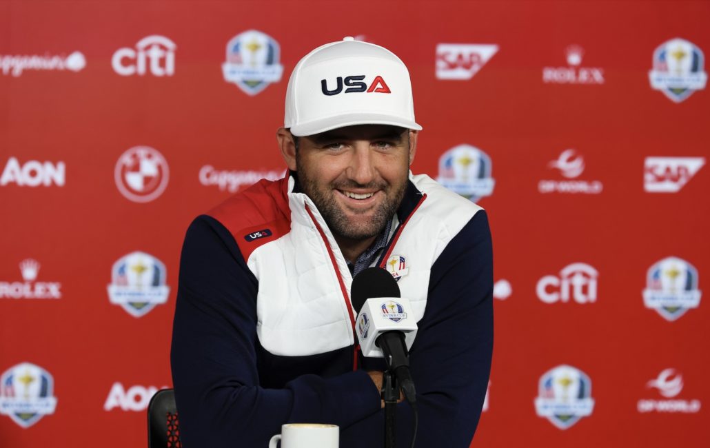 Scottie Scheffler presser 23 Sep 2025 Jamie Squire Getty Images