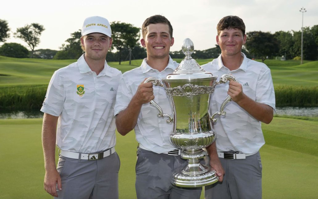 Christiaan Maas Daniel Bennett Charl Barnard GolfRSA
