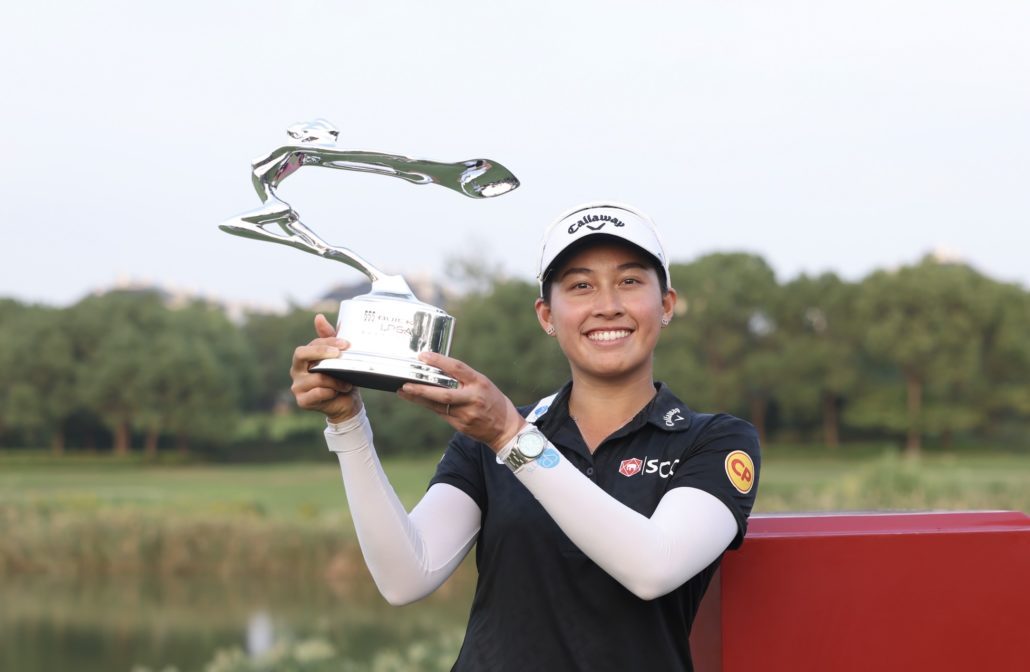 Jeeno Thitikul 12 Oct 2025 Hu Chengwei Getty Images