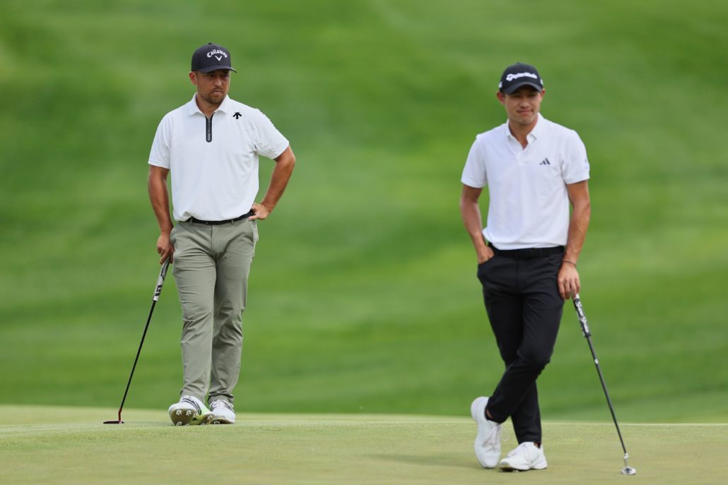 Xander Schaufflele Collin Morikawa 9 Oct 25 Andy Lyons Getty Images