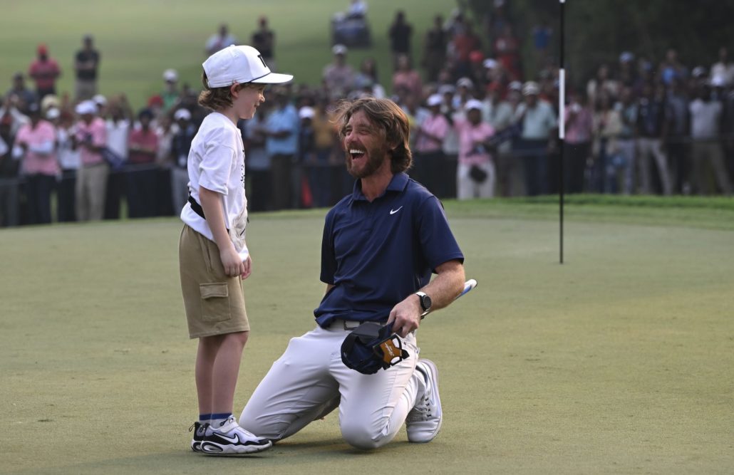 Tommy Fleetwood Frankie 19 Oct 2025 Prakash Singh Getty Images