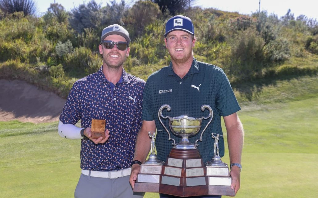 Deon Germishuys caddie Jason Scheepers Carl Fourie Sunshine Tour